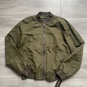 Olive Green Michael Kors bomber jacket